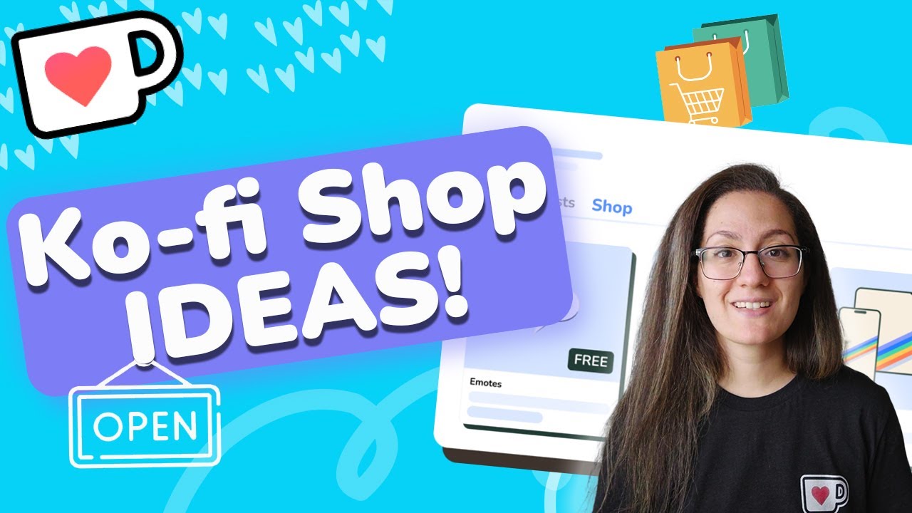 50+ Ko-fi Shop products to start selling today!