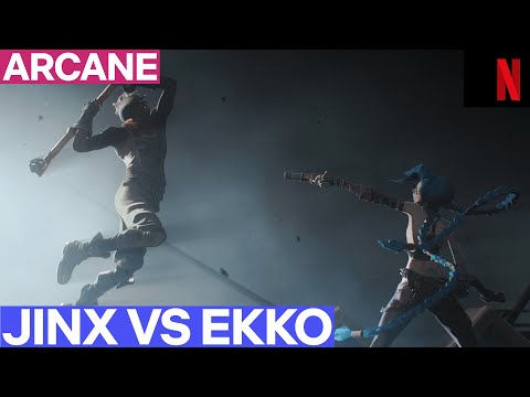 JINX vs EKKO, le combat mythique d’Arcane | Netflix France
