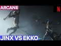 JINX vs EKKO, le combat mythique d’Arcane | Netflix France