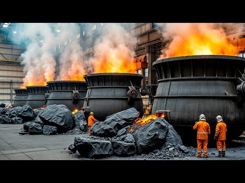 How Mountains of Iron Ore Become Rivers of Molten Metal | Inside a Giant Blast Furnace