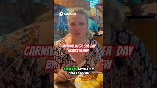 Carnival Magic Sea Day Brunch Review: The Salmon Saved It!