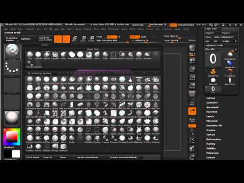 Introduction to ZBrush 4R7 23