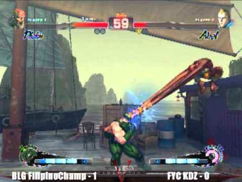 BLG FilipinoChamp vs FYC KDZ SBR SSF4 Singles