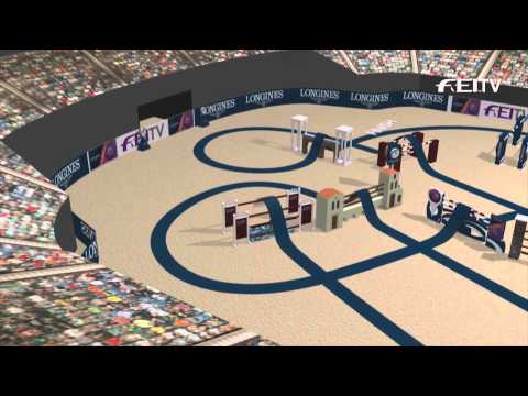 Longines FEI World Cup™ Jumping Final 2014/15 Las Vegas - Day 1 Courseplan