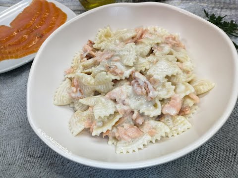 Pasta al salmone cremosa