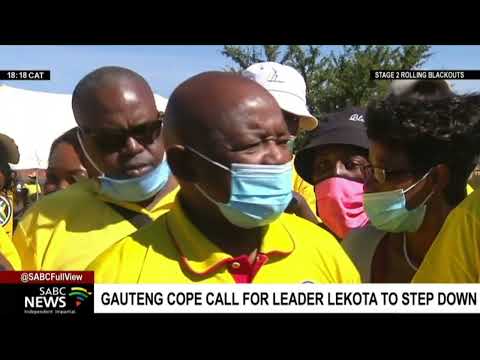 COPE President Mosiuoa Lekota responds to calls for him to step down