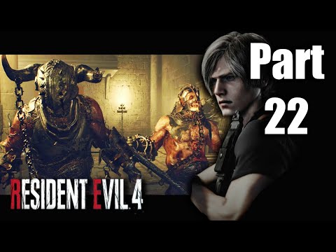 RESIDENT EVIL 4 REMAKE Walkthrough Gameplay Part 22- (Chapter 10) The TWO Garador...