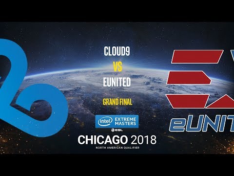 Cloud9 vs eUnited - IEM Chicago 2018 NA Quals - Grand final - map5 - de_train [Anishared]