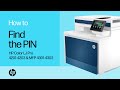 How To Find The PIN On HP Color LaserJet Pro 4201 4203 MFP 4301 4303 Printers HP Support