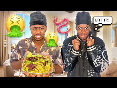 PUTTING WORMS 🐛 IN MY BOYFRIEND SALAD‼️🥗 * REVENGE PRANK*