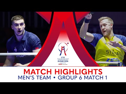 Mattias Falck (SWE) vs Aleksa Gacev (SRB) | MT G6 - Match 1 | #ITTFWorlds2024