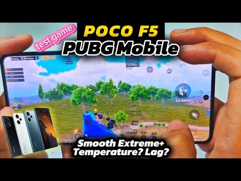 POCO F5 Test Game PUBG Mobile Smooth Extreme+ Graphics Temperature? | Full Handcam