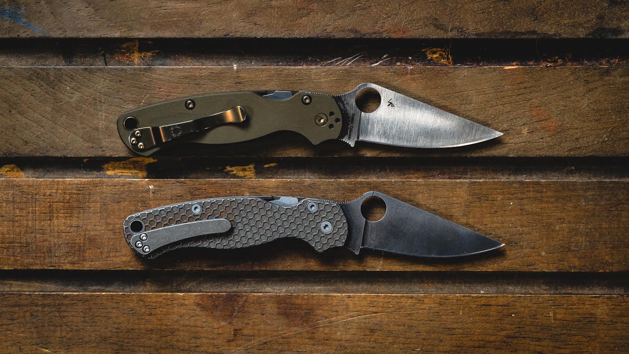 ABSOLUTELY SICK Custom Spyderco Paramilitary 2s | EDC Weekly