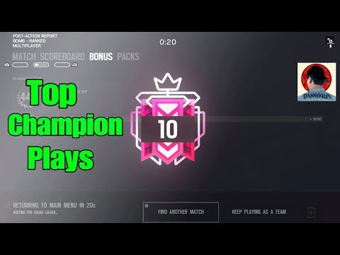 TOP Champion plays: Ps4 Champion - Ranked HighLights - Rainbow Six Siege