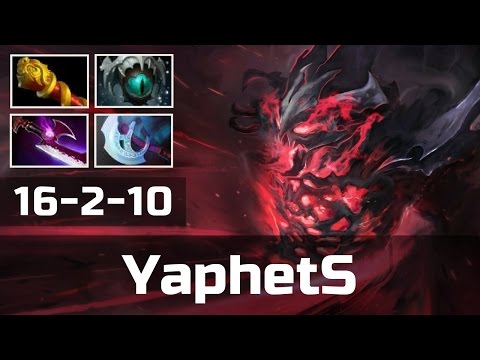 YaphetS • Shadow Fiend • 16-2 — Pro MMR Gameplay Dota 2