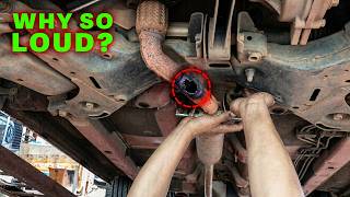 Why Is My Car So Loud? Fix Exhaust Pipe Hole (DIY Silencer Repair) | English