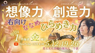 【1月19日】千倉さん「想像力✖創造力の育て方　右向けナナメのひらめき力」