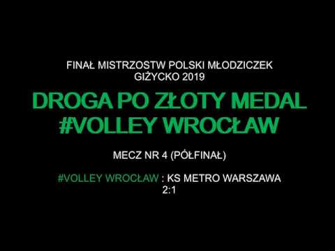 #VOLLEY WROCŁAW - DROGA PO ZŁOTY MEDAL - MECZ 4 (PÓŁFINAŁ)