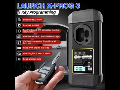 How the LAUNCH X431 X-PROG3 PC adaptor works?