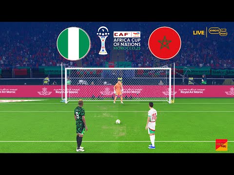 NIGERIA vs MAROC DEMI-FINALE | Séance de tirs au but CAN 2025 | eFootball PES