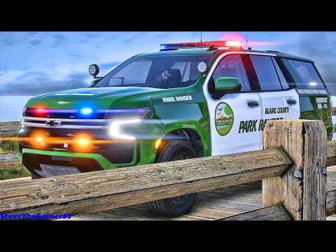 Playing GTA 5 As A POLICE OFFICER Park Ranger Patrol| GTA 5 Lspdfr Mod| #lspdfr