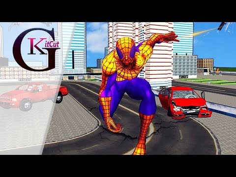 Flying Spider Rope Hero Crime City Rescue Mission Gameplay By Android HD