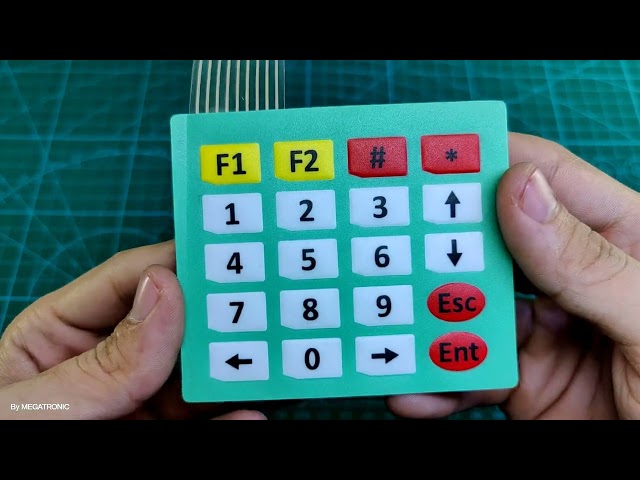Vídeo relacionado con HALJIA 5 PCS 4 X 5 Matrix Array Teclado 20 Tecla Membrana Interruptor para Arduino
