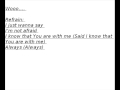 Israel Houghton - Just Wanna Say Lyrics 