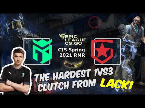 The hardest 1vs3 clutch from Lack1, Entropiq vs Gambit, EPIC League CIS 2021