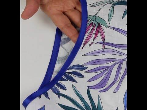 Kanten ganz einfach mit Schrägband einfassen