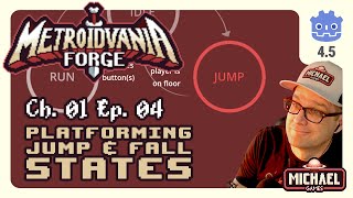 📖01 ‣ 📼04 ‣ Platforming, Jump & Fall States ‣ Metroidvania Forge Godot 4 Tutorial Series