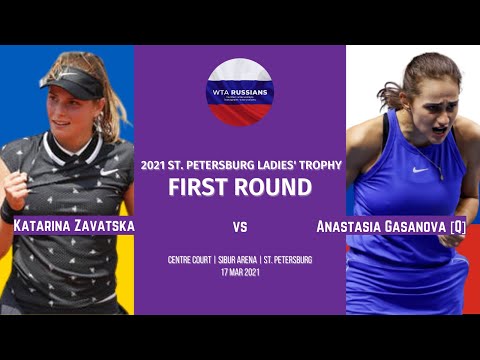 2021 St Petersburg Ladies Trophy — Katarina Zavatska vs Anastasia Gasanova