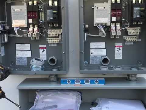 400Amps Service With #2 Disconnects/Transfer Switch 200 Amps each one For Generator.