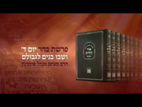 רגע קדוש מהאור החיים - פרשת בהר יום ד'