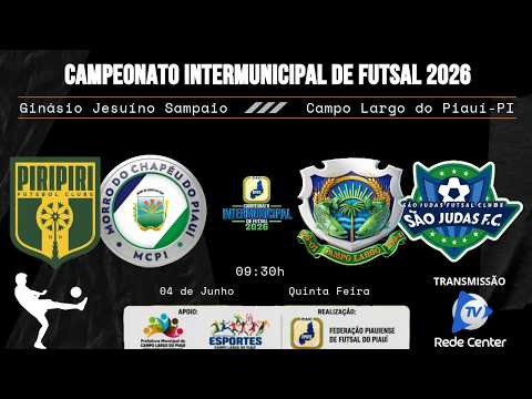PIRIPIRÍ X M. DO CHAPÉU  |  C. LARGO X S. JUDAS  |  4° RODADA DO CAMPEONATO INTERMUNICIPAL DE FUTSAL