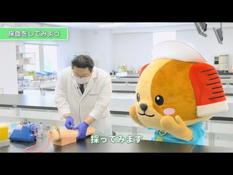 神戸常盤大学【医療検査学科】実習「採血をしてみよう」