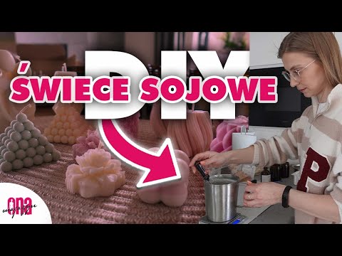 Jak zrobić samemu zapachowe świeczki sojowe? Poradnik DIY z Ulą Grzebyszak🕯️