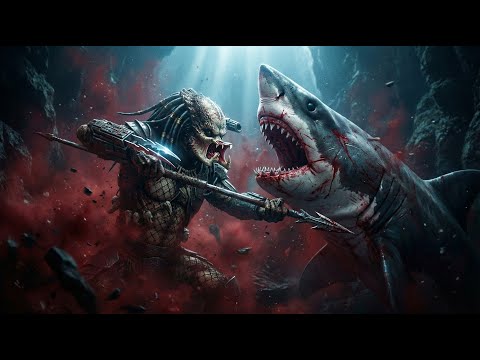 Predator vs. Helicoprion: The Abyssal Clash (Cinematic 4K)