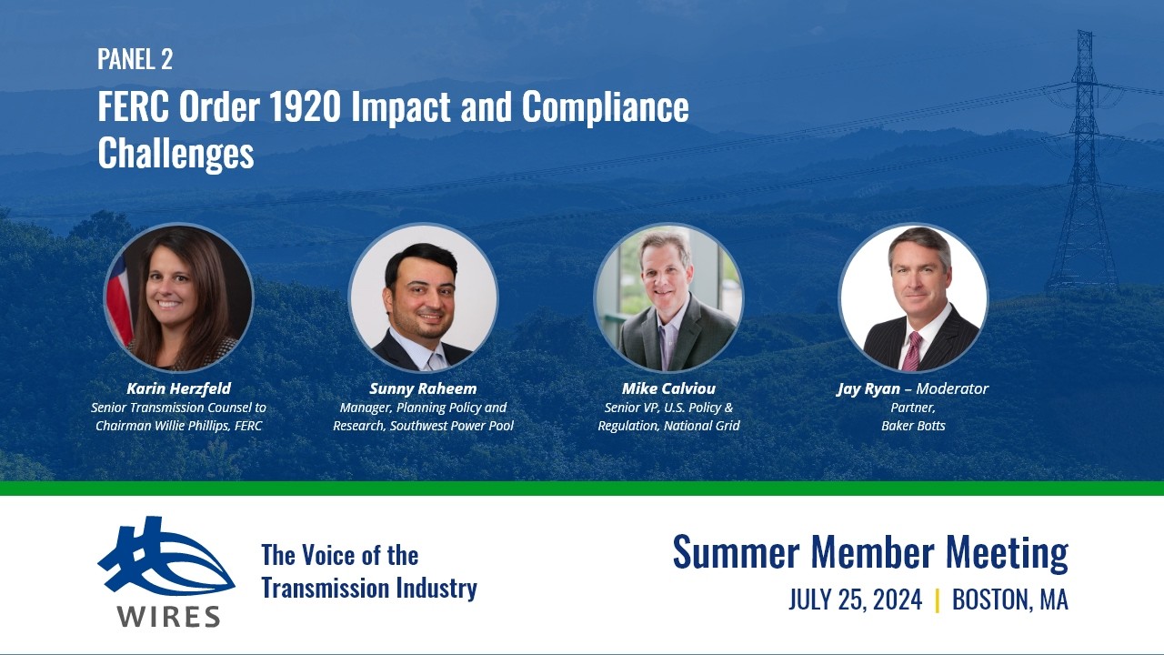 Watch Panel 2 on YouTube – FERC Order 1920 Impact and Compliance Challenges