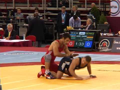 SWWC2013 / Saman TAHMASEBI - Yevgen Ponamarçuk (GER) - GR 84 kg, 1/16 final match