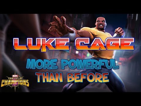 Marvel Contest of Champions - Luke Cage (Updated) Rank Up to 5 and Gameplay