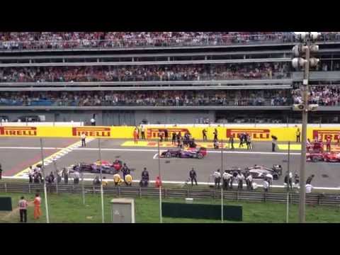 Monza Formel 1 06.09.2013 Einführungsrunde