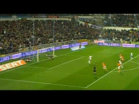 4-0. Gol de Gabi (Real Zaragoza - Valencia)