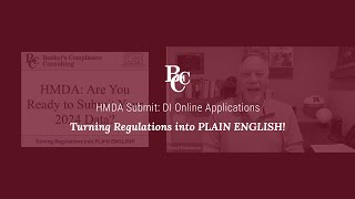HMDA Submit: DI Online Applications