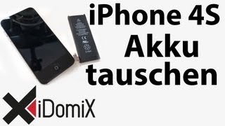 Video thumbnail for Apple iPhone 4S Akku tauschen / wechseln [ Deutsch / German ] by iDomiX