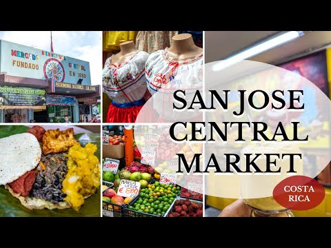 Visitando San Jose, o mais antigo mercado central da Costa Rica