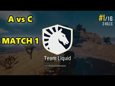 Team Liquid Kaymind, Jeemzz, ibiza & mxey - DREAMHACK PUBG SHOWDOWN - Group A vs C - MATCH 1