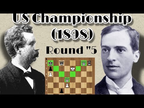 Harry Nelson Pillsbury VS Harry Nelson Pillsbury   Showalter US Championship1898.02.25