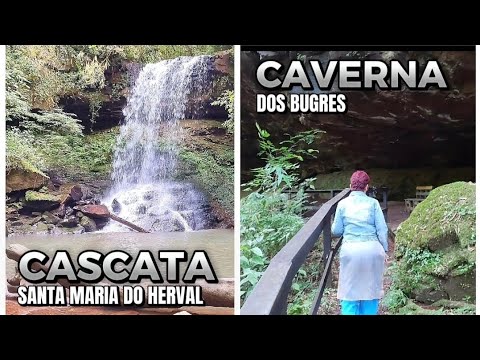 Caverna e Cascata Dos Bugres Santa Maria do Herval 