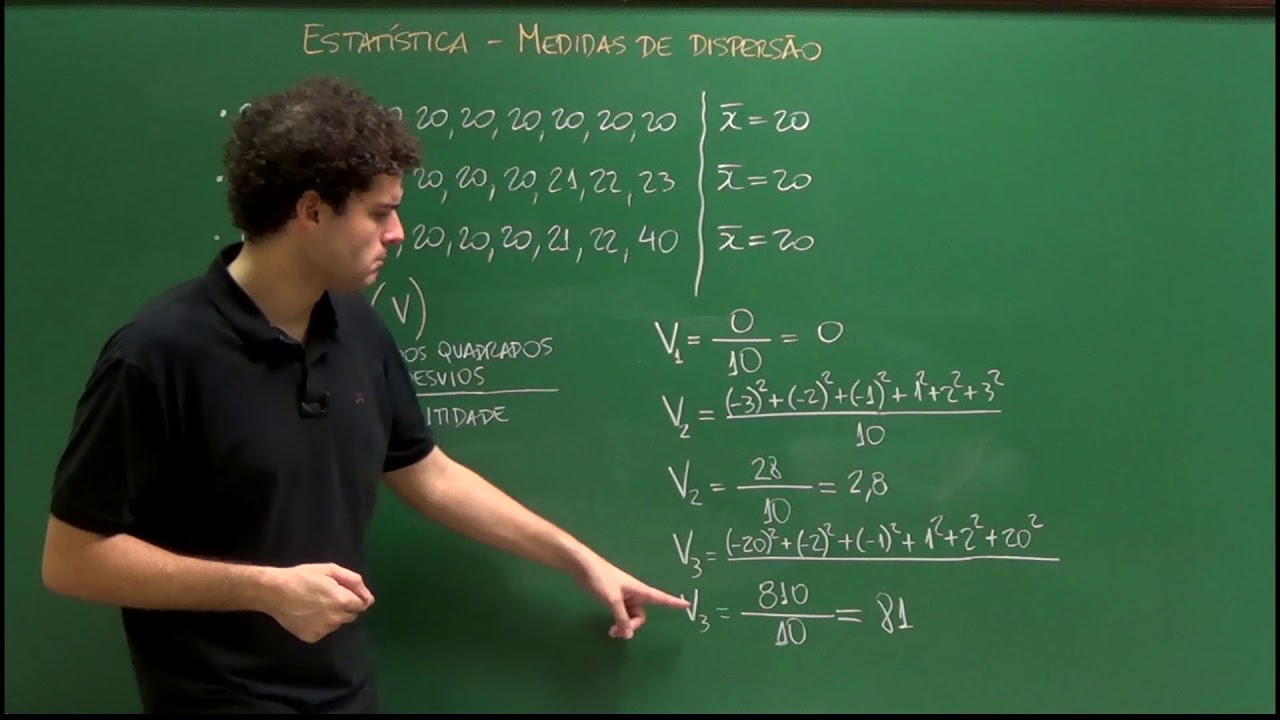 Variância e Desvio Padrão